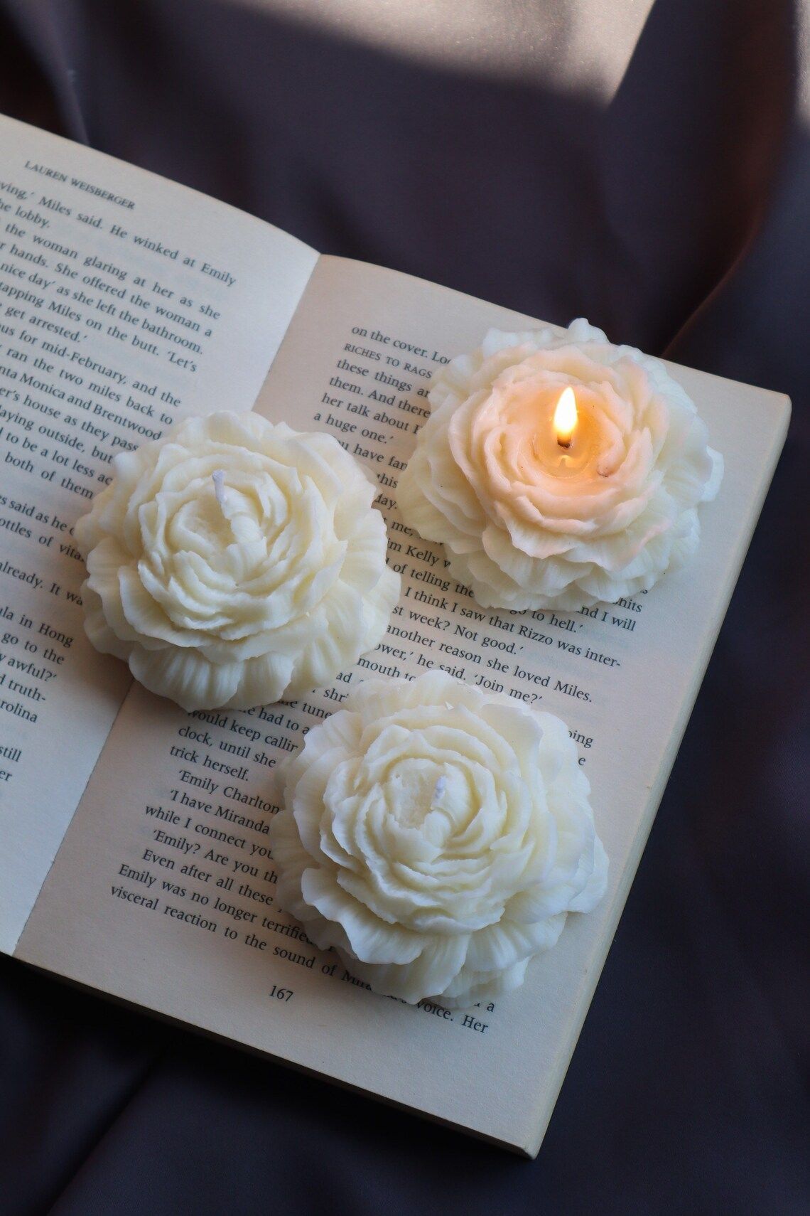 flower candle