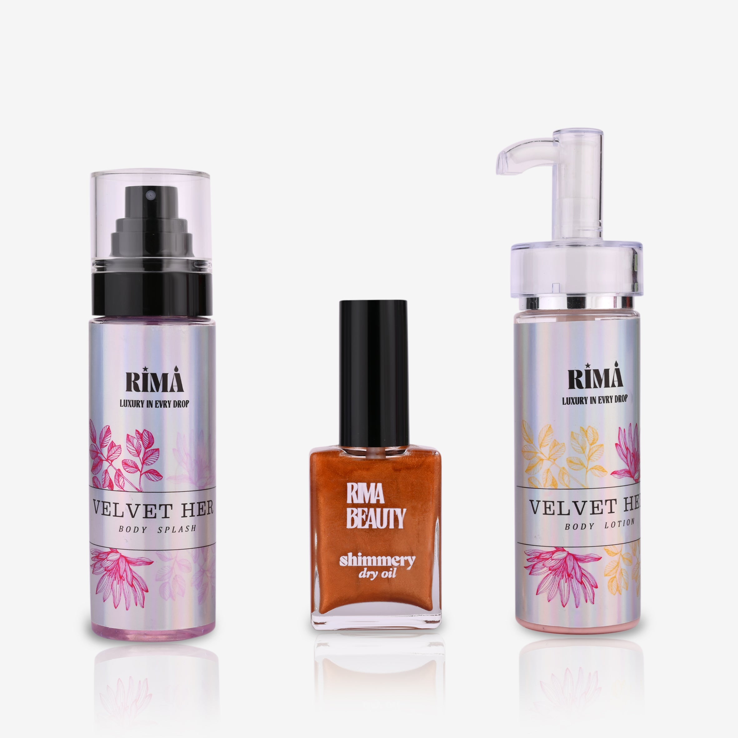 Velvet Her | Splash - Lotion - Dry Oil